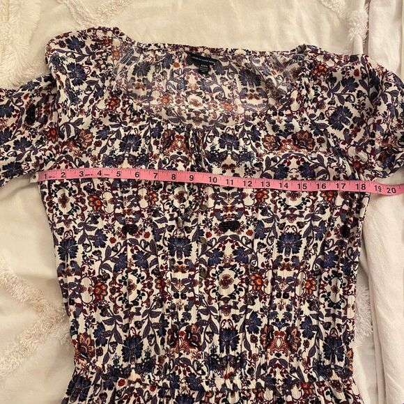 American Eagle Outfitters Off the Shoulder Floral Romper - Picture 7 of 8